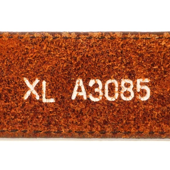 VTG Nordstrom BROWN GENUINE LEATHER 1 1/8"Wd CASUAL DRESS WOMEN'S BELT XL (41D - Picture 7 of 10